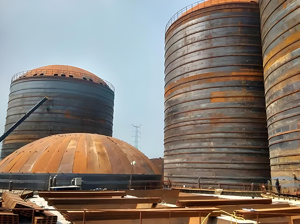 金川焦粉钢板仓